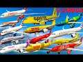 GTA V: Every Middle-Sized Airbus Airplanes Best Extreme Longer Crash and Fail Compilation