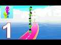 Human Stack Gameplay Walkthrough Part 1 All New Levels (IOS/Android)