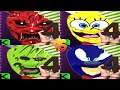 Ice Scream 4 Sonic VS Ice Scream 4 SpongeBob VS Ice Scream 4 Demon VS Ice Scream 4 Zombie