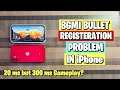 iPhone 11,XR BGMI Bullet Registeration,Aim Assist,Touch Issue Problem Solution 🔥