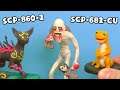 Making SCP-682, SCP-4666 and SCP-860-2 with Clay