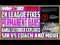 NBA 2K20 NEWS - COMBINE FIXES - RANGE EXTENDER WORTH IT - PERMANENT BAN HAMMER - POORBOYSIN VS COACB