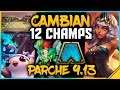PARCHE 9.13 - CAMBIAN 12 CHAMPS, QIYANA y TEAMFIGHT TACTICS  | LOL