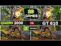 Quadro 2000 vs GT 610 | 10 Games Test | How Big Difference ?