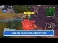 Use An Alien Hologram Pad At Risky Reels Or The Sheriff's Office | Fortnite Rift Tour Quest