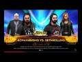 WWE 2K19 Roman Reigns Heel VS Seth Rollins Requested 1 VS 1 Match