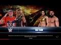 WWE 2K20 Trish Stratus,John Cena VS Zelina Vega,Andrade Mixed Tag Match