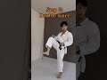 4 EASY STEPS FOR DOUBLE KARATE KICK!!! #shorts