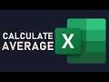 How To Calculate Average of Rows & Columns - MS Excel