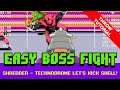 How to Defeat Shredder - Super Nintendo TMNT 4 Turtles In Time Boss - Technodrome Lets Kick Shell