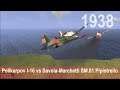 IL-2 1946: Aircombat over Barcelona Polikarpov I-16 vs Savoia-Marchetti SM.81 Pipistrello