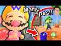 NEW Mario Pipe Teleportation! 😲 Animal Crossing New Horizons