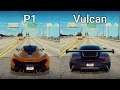 NFS Heat: McLaren P1 vs Aston Martin Vulcan - Drag Race