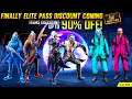 Sasta Criminal Return || Elite Pass Discount || New Discount Event Free Fire