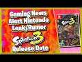 #shorts Splatoon 3 Release Date Nintendo rumor/leak || Gaming News Alert
