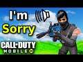 THIS COD MOBILE YOUTUBER APOLOGIZED TO ME!
