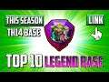 Top 10 Th Legend Bases | This Season Most favourite Town Hall 14 legend league base with link