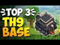 Top 3 Best TH9 Farming Base With Link (2020) | Anti Everything TH9 Base Copy Link | Clash of Clans