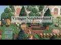 Villager Neighborhood (JUDY, ROSIE, AUDIE's Houses) | Speed Build | Animal Crossing New Horizons