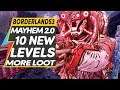 Borderlands 3 LEVEL CAP INCREASE, 10 New Levels, Mayhem 2.0 Details, New Weapons, Builds and More
