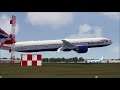 British Airways 777-300ER Crash Landing in Amsterdam