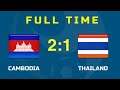 Cambodia 2-1 Thailand U19 Championship Qualifiers_highlights & Goals (08-11-2019)