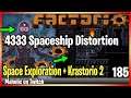 ⚙️Factorio ➡️ 4500 Sized Spaceship Test Flights  ✅  ➡️Space Exploration + Krastorio 2 🏭⚙️| Gameplay