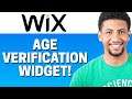 How To Add Age Verification To Wix 2022