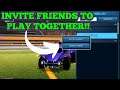 How to invite friends to your party in rocket league sideswipe!!(RL mobile UI basics)