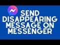 How to Send Disappearing Message in Messenger | Timer Message