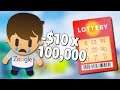 I Spent $1,000,000 on Lottery Tickets in Super Life