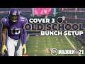 OLD SCHOOL ONE PLAY TD VS. COVER 3! | MADDEN 21