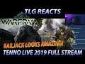 REACTING to TennoCon 2019 Full Stream RAILJACK LOOKS AMAZING!!