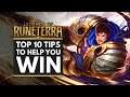 TOP 10 TIPS to Help You WIN in LEGENDS OF RUNETERRA