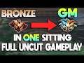UNRANKED TO TOP 10 GM IN ONE SITTING! FULL STREAM GAMEPLAY -  Bronze To Masters SMITE Challenge