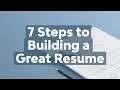 How to Write a Resume in 7 Steps