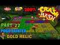 Crash Bash - 200% Walkthrough - Part 77: Pogo Painter (Gold Relic Challenge) - 1080p 60 fps