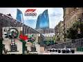 F1 2020 Multiplayer - Estábamos corriendo y se le cayo su volante en vivo!! Azerbaiyán