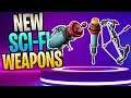 FORTNITE - New Leaked Sci-Fi Weapons (Boom Bow, Astro Bat 9000, And De-Atomizer 9000)