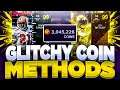GLITCHY COIN METHODS! | EARN 500K COINS EVERY HOUR MADDEN 21 ULTIMATE TEAM!