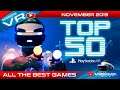 PlayStation VR : TOP 50 All the best games PSVR - November 2019