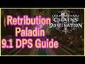 Retribution Paladin PvE DPS Guide | Patch 9.1 |