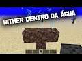 Se Você Criar Um WITHER Dentro da ÁGUA