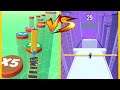 Shortcut Run Vs Roof Rails : Gameplay Walkthrough Part 1- Level 1-9999 All Level (iOS, Android)