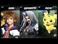 Super Smash Bros Ultimate Amiibo Fights – Sora & Co #285 Sora vs Sephiroth vs Pichu