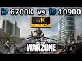 Call of Duty Modern Warfare WARZONE | I7 6700K vs i9 10900