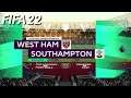 FIFA 22 - West Ham vs Southampton - Premier League | PS4