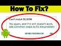 Fix Can't Install BLOOM App Error On Google Play Store in Android & Ios - Fix Can't Download App
