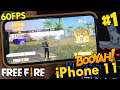 Garena Free Fire Booyah Gameplay - iPhone 11🚀 (60fps) Ultra Settings #1