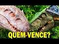 Indominus Rex VS Indoraptor - A luta que você NÃO viu! Jurassic World